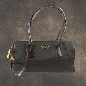 Prada Nylon Shoulder Handbag